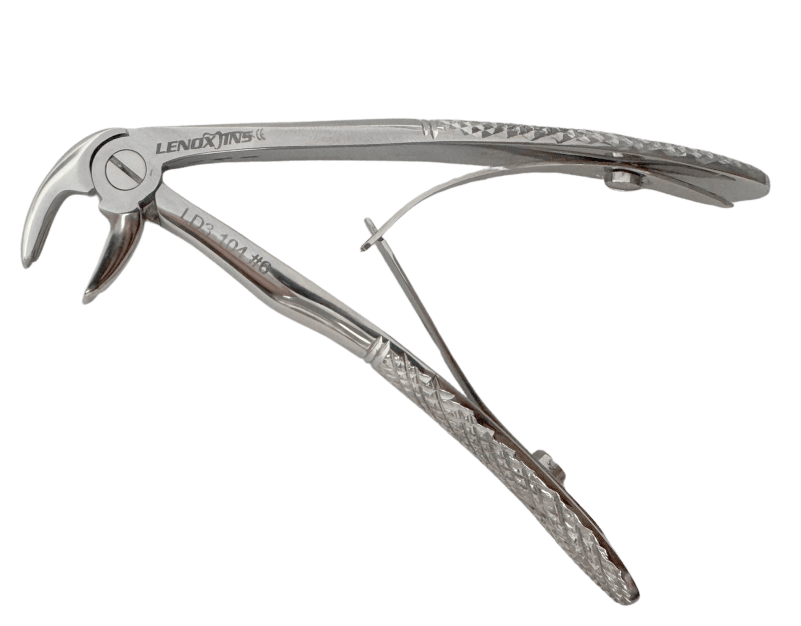 Pedo Extracting Forceps Klein #6 – English Pattern Lower Molars Pedo Extracting Forceps English Pattern Klein #6 – Lower Molars, Spring Handle