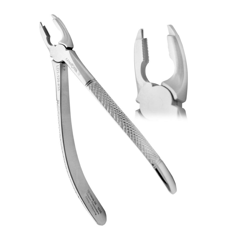 EXTRACTING-FORCEPS-ENGLISH-PATTERN-UPPER-PERMOLARS-DEEP-GRIPPING-FIG-35-copy.jpg Deep Gripping Forceps #35 Upper Premolars - Image 1