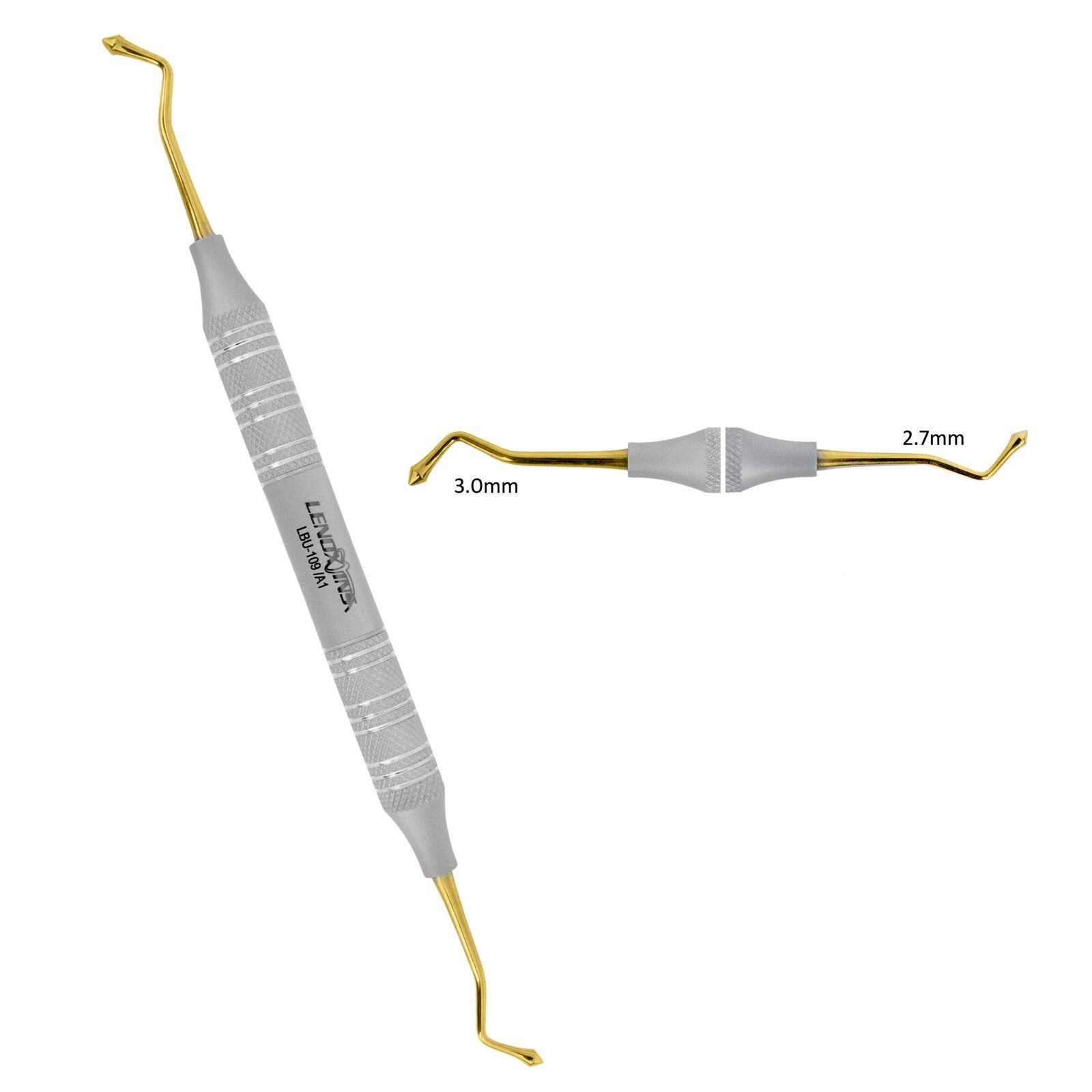 ACRON Ball Burnishers # 21B, 3MM / 2.7MM-  LADMORE – TT Gold Points - Image 1