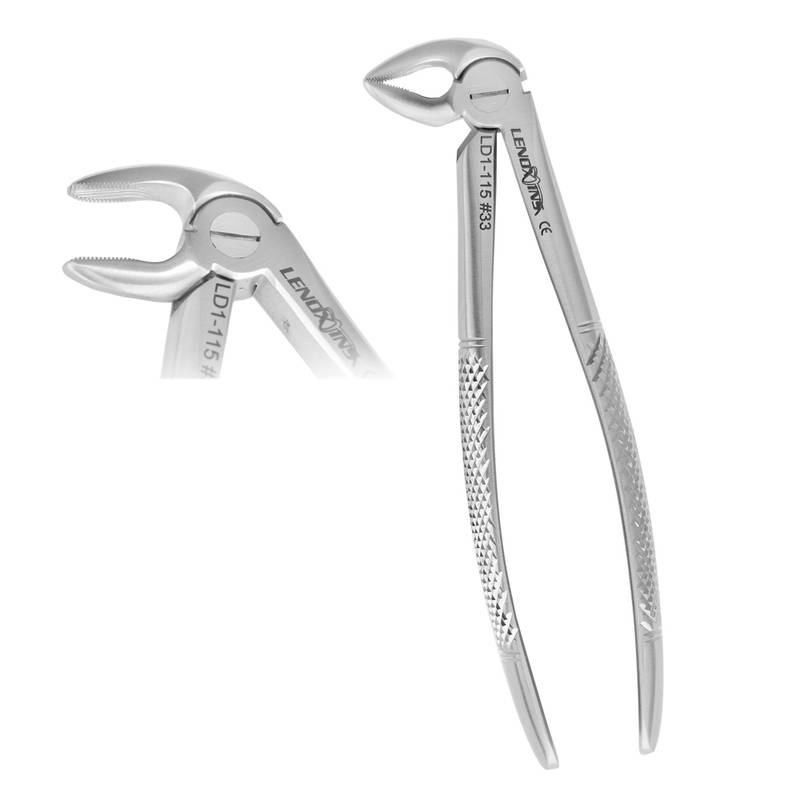LD1-115-33-Extracting-Forceps-Lower-Roots-English-Pattern-copy-1.jpg Extracting Forceps #33 Lower Roots - Premium Dental Surgical Instrument - Image 1
