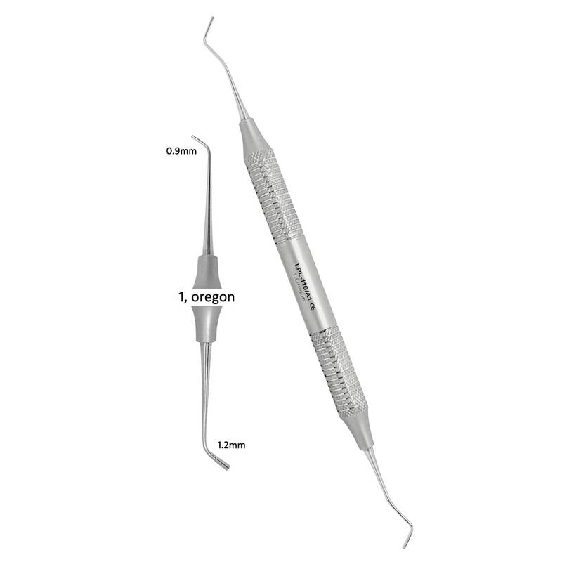 LPL-116-Dental-Pluggers-1-Oregon-Dental-Filling-Instruments-Hollow-HandleGerman-SS-copy.jpg Condensers 1, Oregon 0.9MM / 1.2MM Double Ended - Image 1