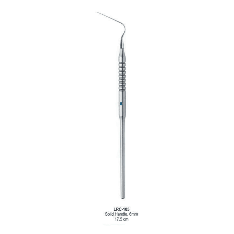 5 Root Canal Single Ended Solid Handle17.5CM 6MM - Image 1