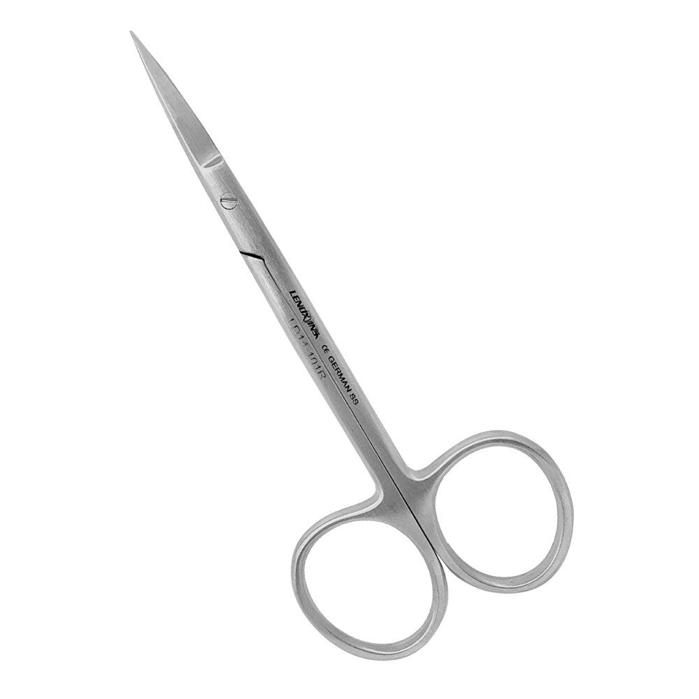 LD14-101-Iris-Scissors-115mm-STR.jpg Iris Scissors 115mm Straight - Image 1