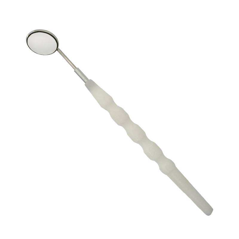 White Plastic Mirror Handle Reg White Plastic Mirror Handle Reg lightweight dental handle