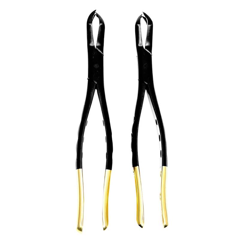Extracting Forceps Set Fig. 88R - 88L Upper Molars BLACK-GOLD - Image 1
