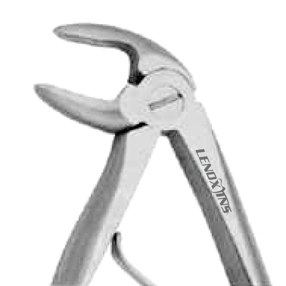 Baby Extracting Forceps English Pattern Klein #6 Pedodontic Lower Molars, Spring Handle - Premium Dental Surgical Instrument - Image 1