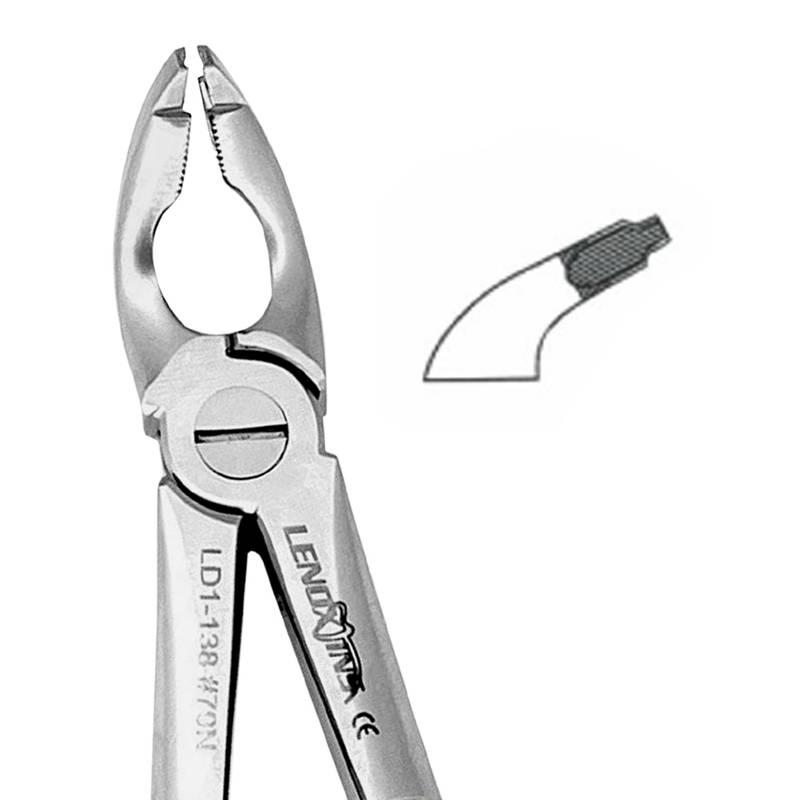 LD1-138-79N-Dental-Premium-Deep-Gripping-Extracting-Forceps-Lower-Third-Molars-Dental-Instrumen-copy.jpg Deep Gripping Forceps #79N Lower Third Molars - Image 1