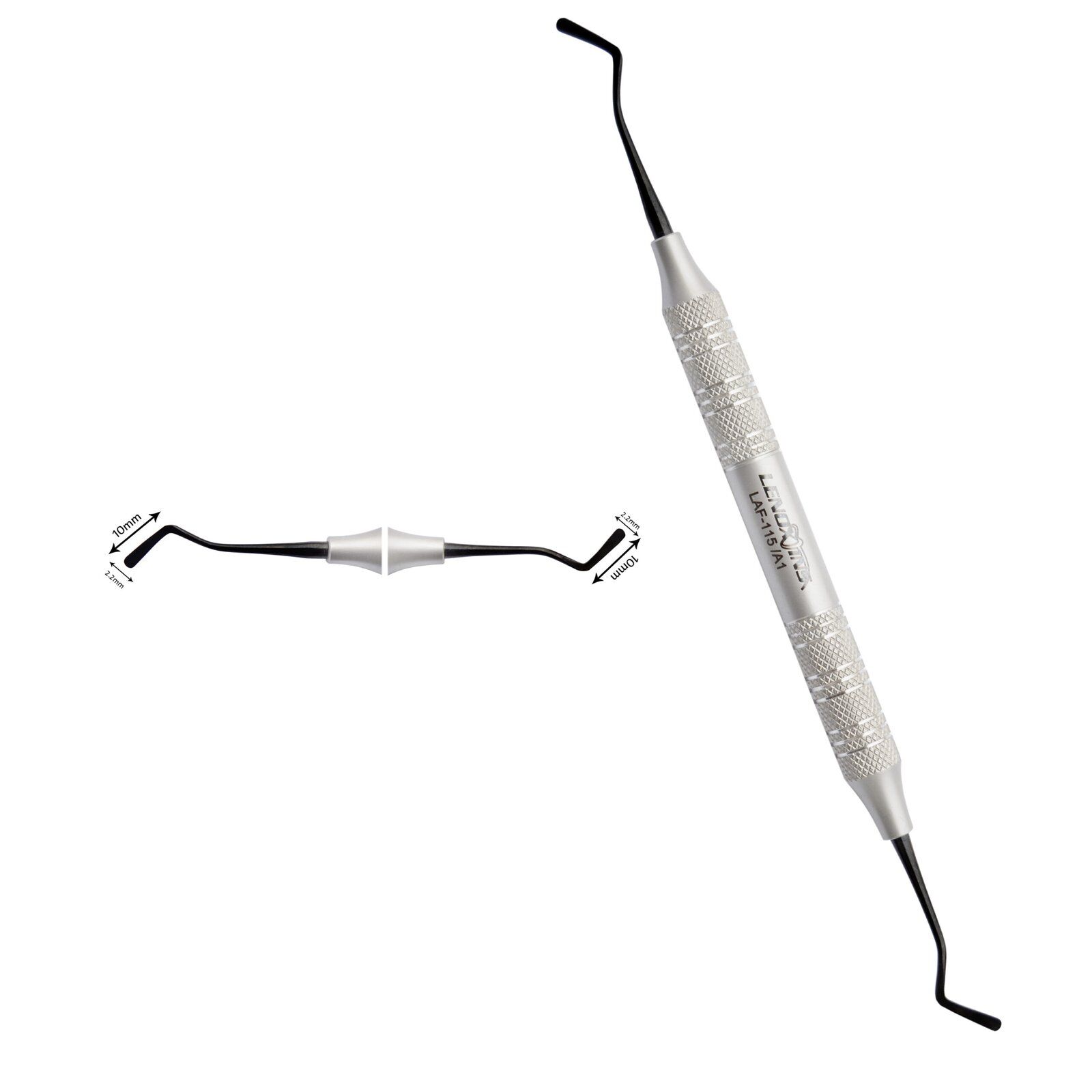 LAF-115-A1-Composite-Filling-Instruments-vertical-in-offset-angled-copy-scaled-1-1.jpg PFI Composite Filling Instruments Double Ended Vertical- TT Black Points - Image 1