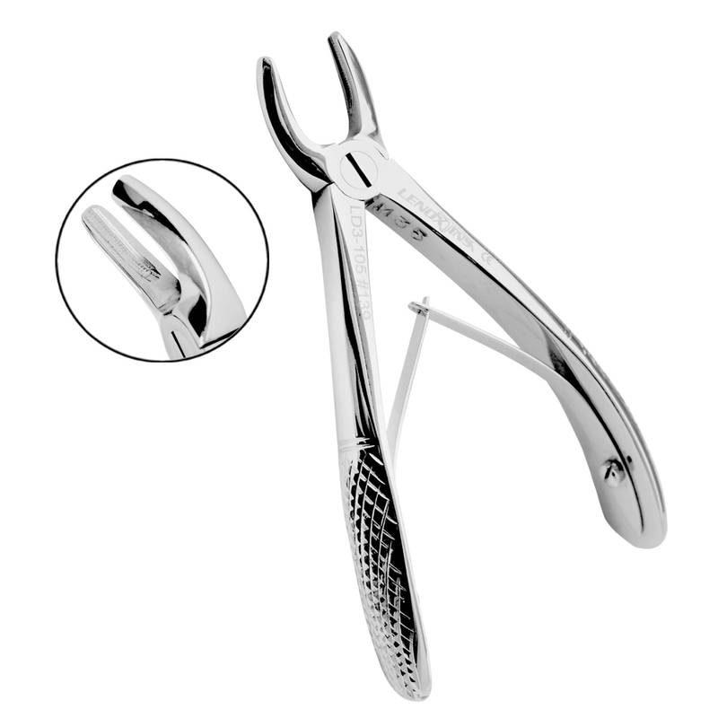 LD3-105-139-BABY-EXTRACTING-FORCEPS-ENGLISH-PATTERN.jpg Baby Extracting Forceps English Pattern Klein #139 Pedodontic Upper Premolars - Image 1