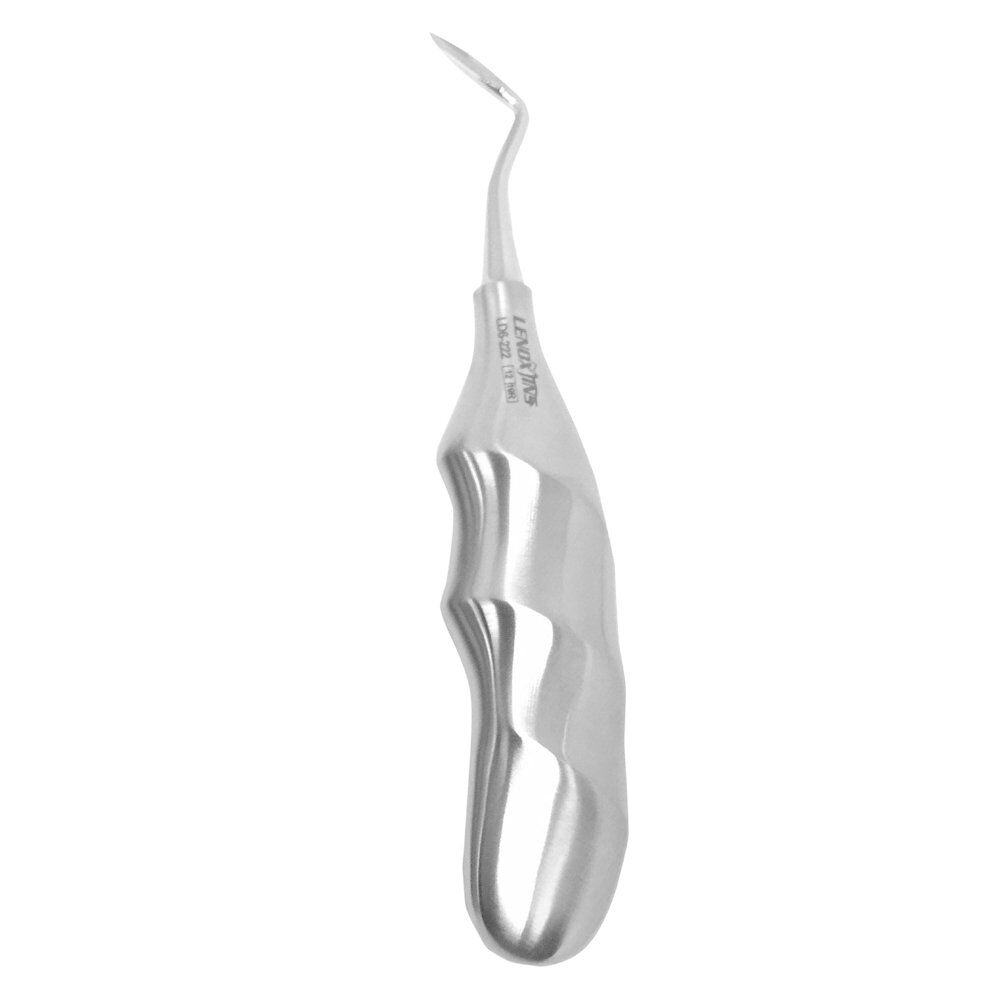 LD6-222-Dental-Apical-Elevators-Right-2-1.jpg Apical Elevator Right with Ergonomic Handle - Image 1