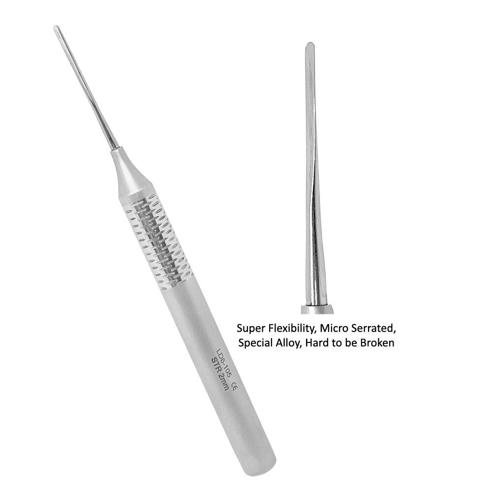 LD6-105-Dental-Super-Flexible-Periotomes2mm-STR-High-quality-Dental-instruments-copy.jpg Super Flexible Periotomes Straight 2mm - Image 1