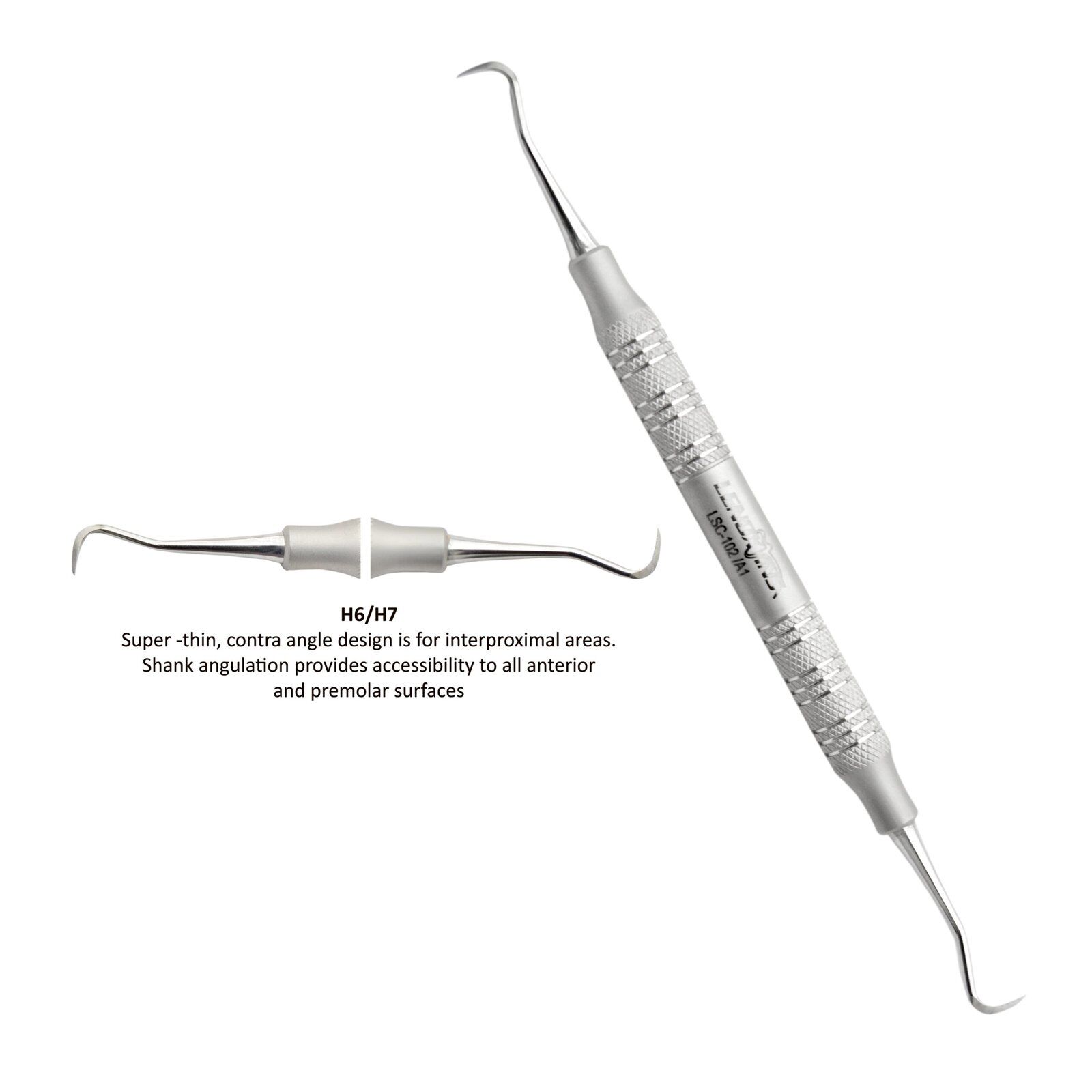 LSC-102-Dental-Sickle-Scalers-H6-H7-copy-scaled-1.jpg Scalers H6/H7 - Anterior Application - Image 1