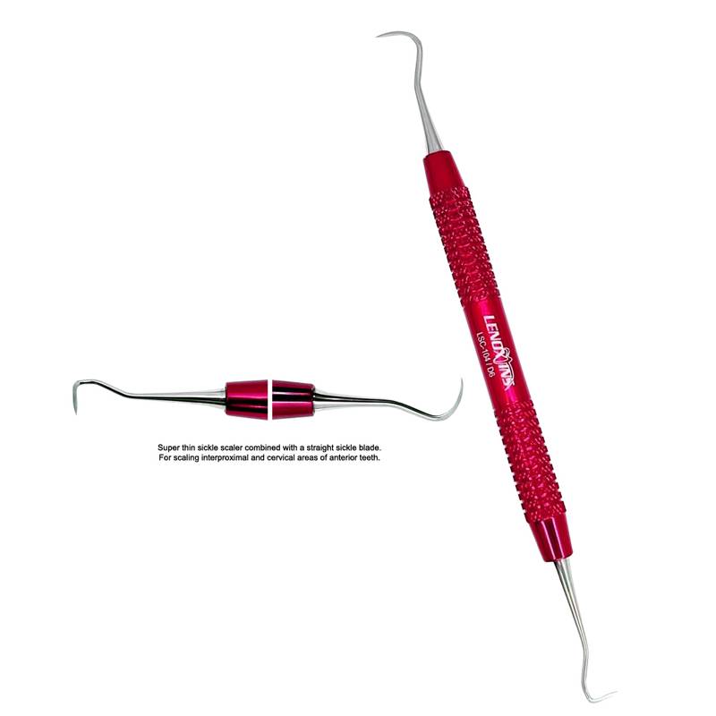 LSC-104-A1R-Dental-Hygienist-Scalers-H5-33-1-1.jpg Scalers H5/33 Hygienist-Jacquette-RED - Image 1
