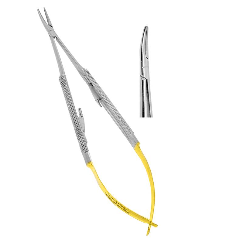 Castroviejo Needle Holders 16cm TC Curved - Image 1