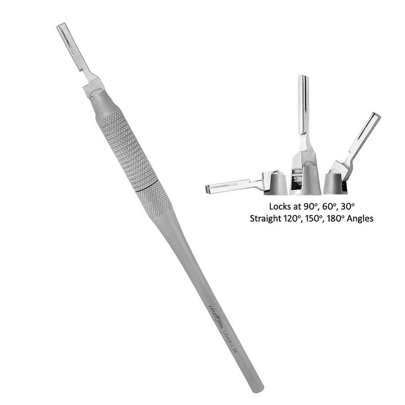 Six Way Adjustable Angled Scalpel Handle - Image 1