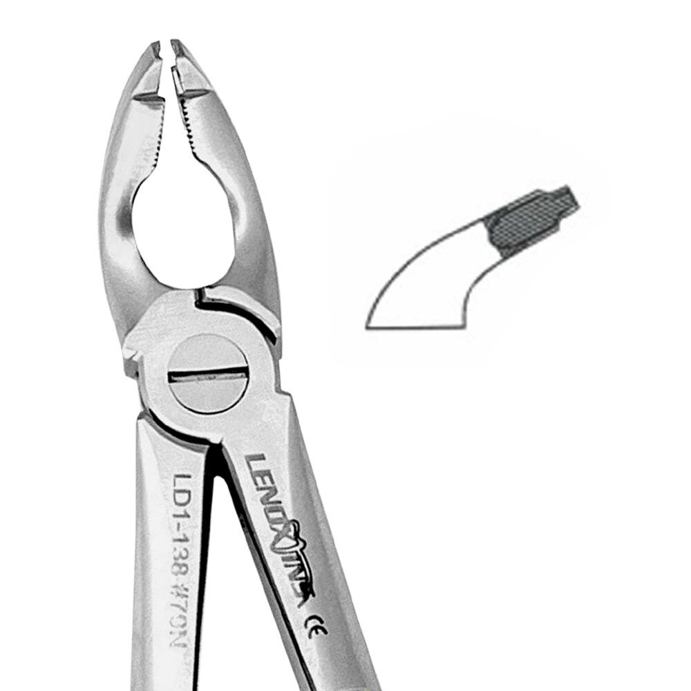 LD1-138-79N-Dental-Premium-Deep-Gripping-Extracting-Forceps-Lower-Third-Molars-Dental-Instrumen-copy.jpg Deep Gripping Forceps #79N Lower Third Molars - Image 1