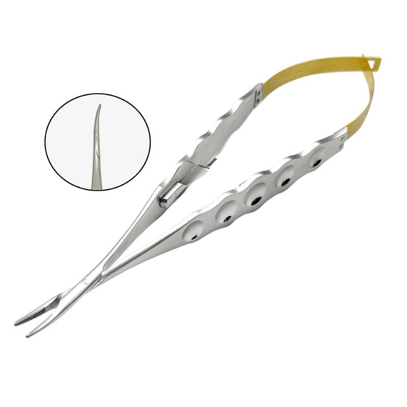 Castroviejo Needle Holder 18cm CVD, Wide Handle Grip TC - Image 1