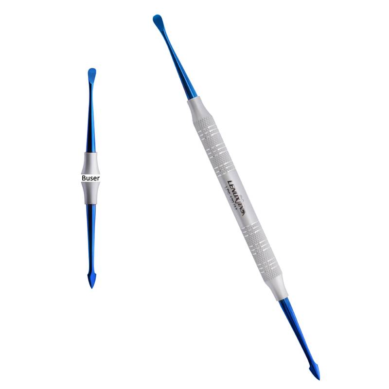 LPS-120-A1-Periodontal-Knives-Periosteal-Buser-copy-2.jpg Buser Periosteal Elevators Blue Titanium Coated - Image 1