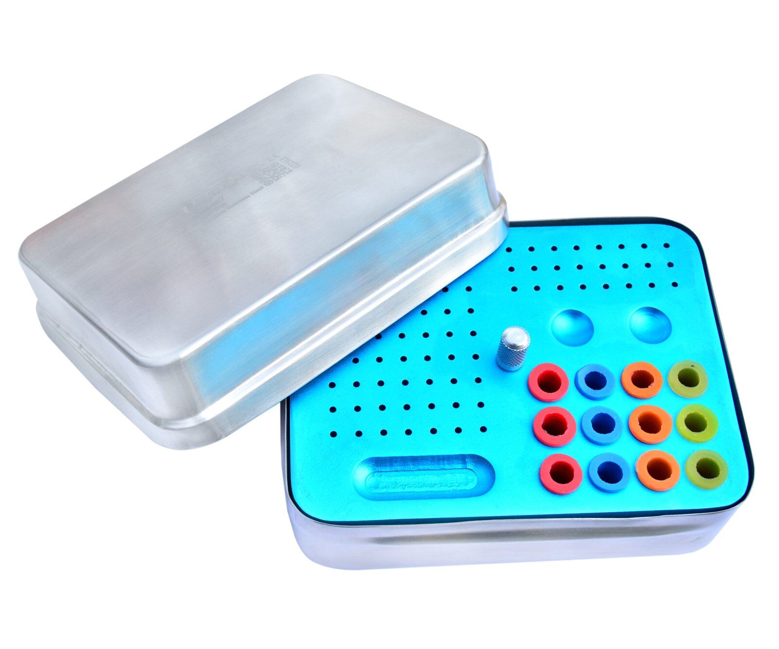 DSC_2706 copy Aluminium Endo Box Autoclavable 87 Holes 2mm - Image 1