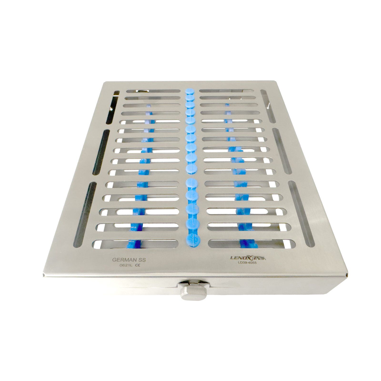 Stainless Steel Cassette for 15pcs by Lenox Instruments Stainless Steel Dental Cassette for 15pcs Instruments