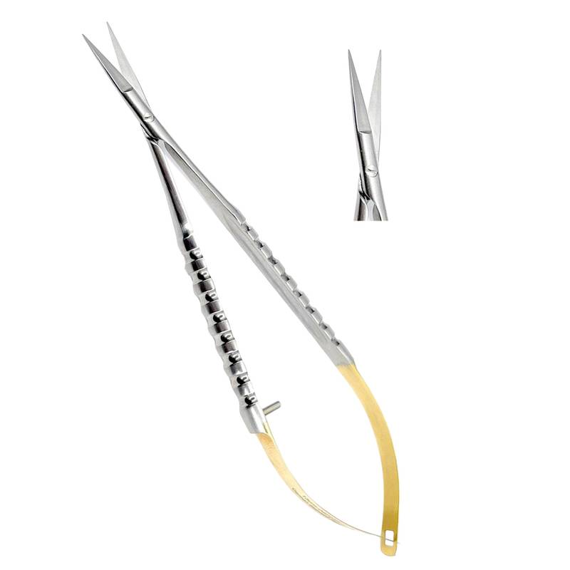 Castroviejo Surgical Scissor, 15cm Straight TC - Image 1