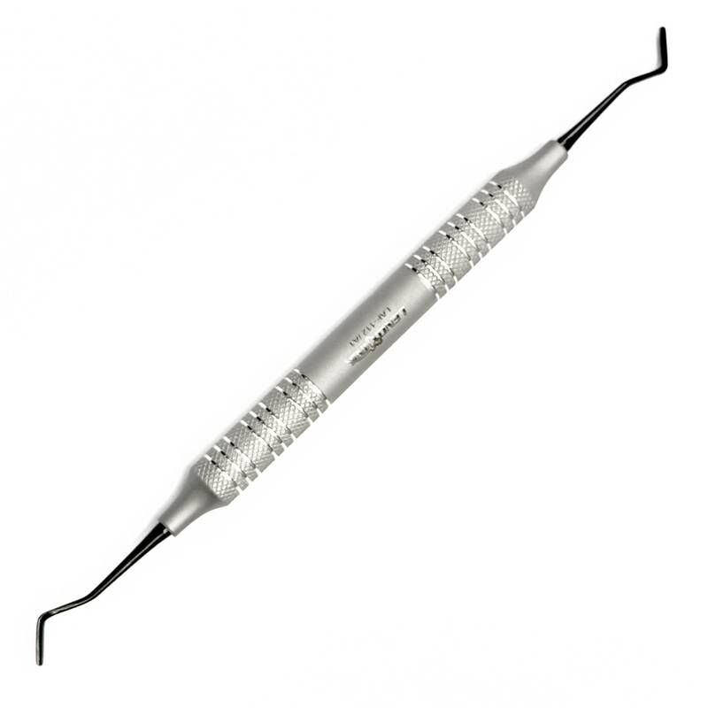 IMG_2365.jpg Composite Filling Instruments Double ended Vertical In and Off set Angled, 1.5x8.00MM- TT Black Points - Image 1