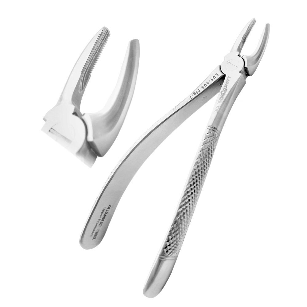 LD1-105-EXTRACTING-FORCEPS-ENGLISH-PATTERN-UPPER-PREMOLARS-FIG-71.jpg Extracting Forceps Fig. 7 Upper Premolars - Image 1