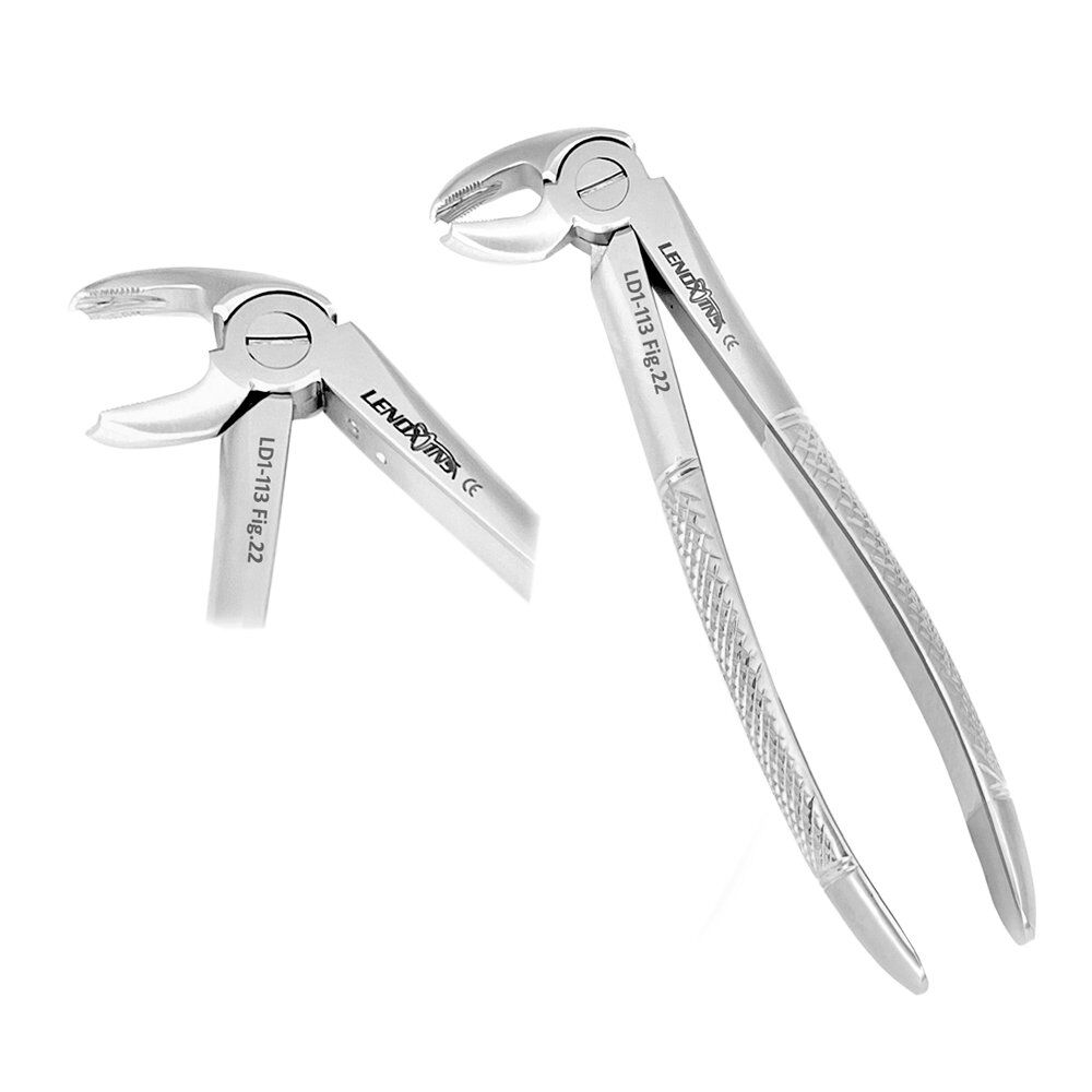 LD1-113-FIG.22-Dental-Extracting-Forceps-Lower-Molars-Fig-22-Dental-Extraction-Instruments-1.jpg Extracting Forceps Fig. 22 Lower Molars - Image 1
