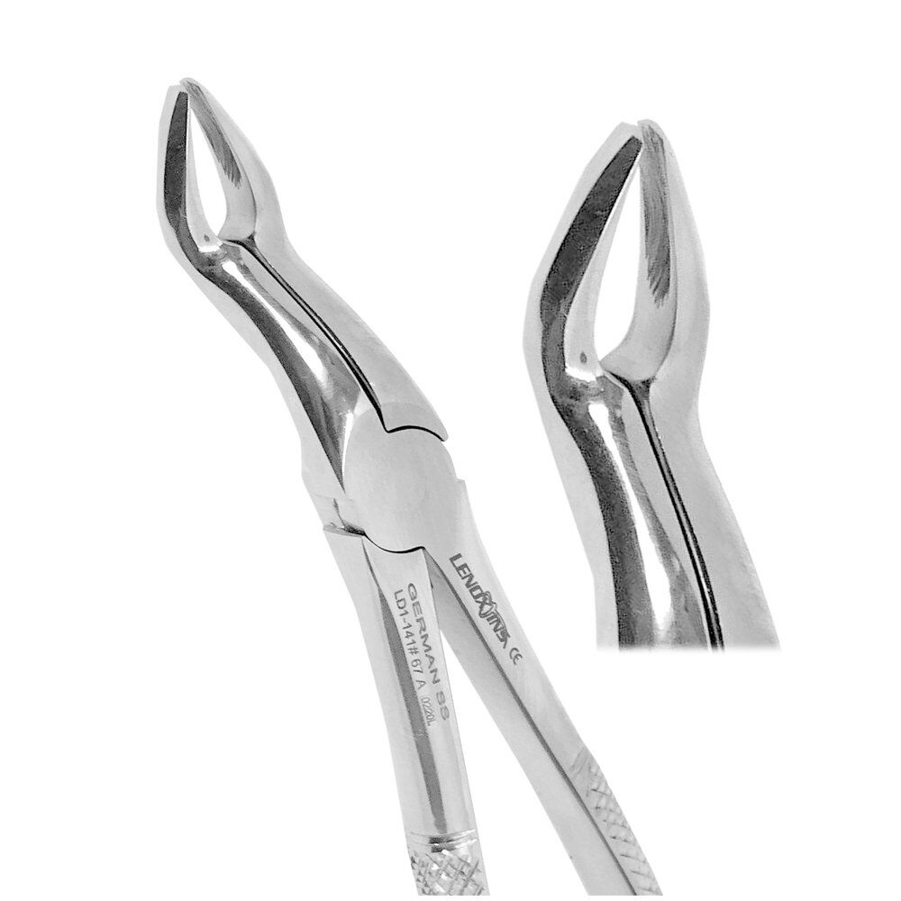 LD1-141-Dental-Extracting-Forceps-Fig.67A-Upper-Third-Molars-Quality-Dental-Instruments.jpg Deep Gripping Forceps #67A Upper Third Molars - Image 1