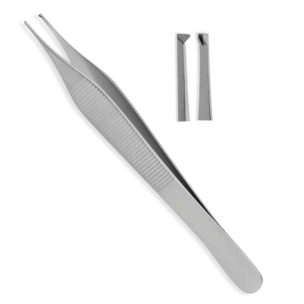 Adson Tissue Forceps 12cm 1x2 - Image 1