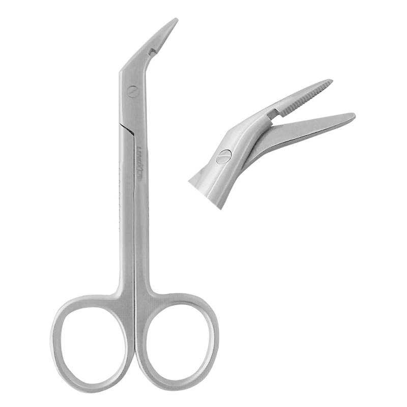 LD14-123-Wire-cutting-Scissors-1Blade-Serrated-120mm-copy.jpg Wire Scissors 120mm Saw Edge - Image 1