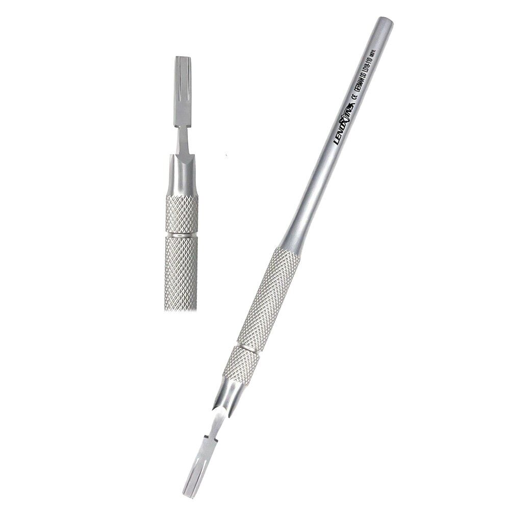 LD18-110-Double-Blade-Scalpel-Handle-Straight.jpg Double Blade Scalpel Handle Straight - Image 1
