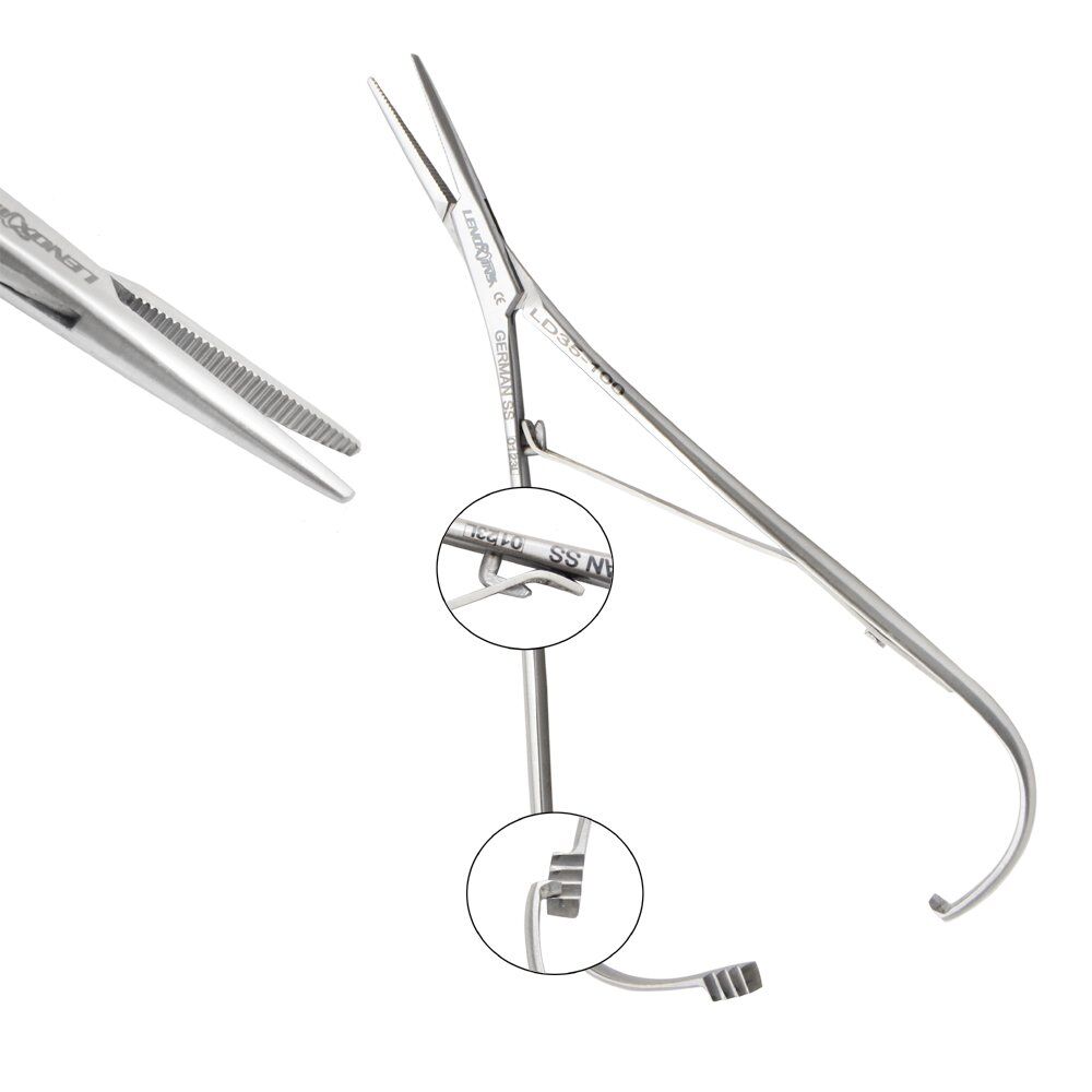Smaha Elastomeric Ligature Placing Mathieu Plier 14cm Straight - Image 1