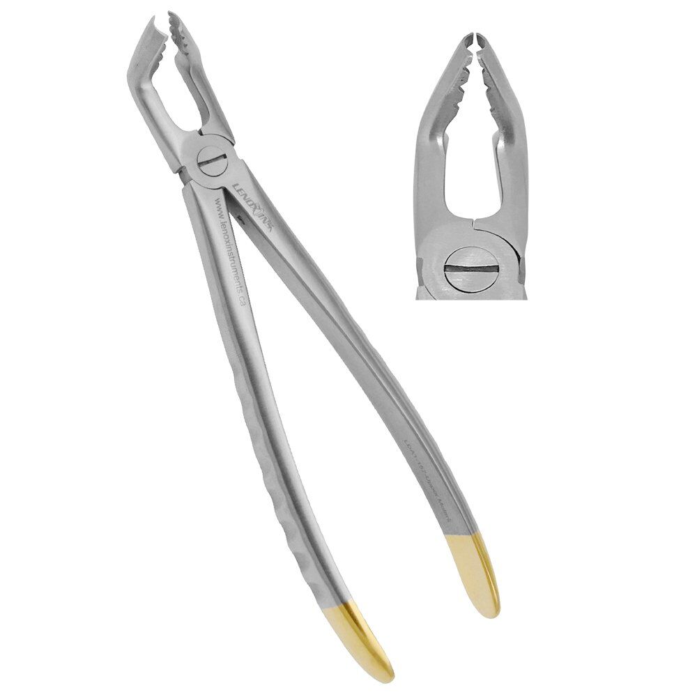 LDA1-157GS-Dental-Atraumatic-Extracting-Forceps-Lower-Molars-Dental-Instruments-copy.jpg Deep Gripping Atraumatic Universal Extraction Forceps Lower Molars - Image 1