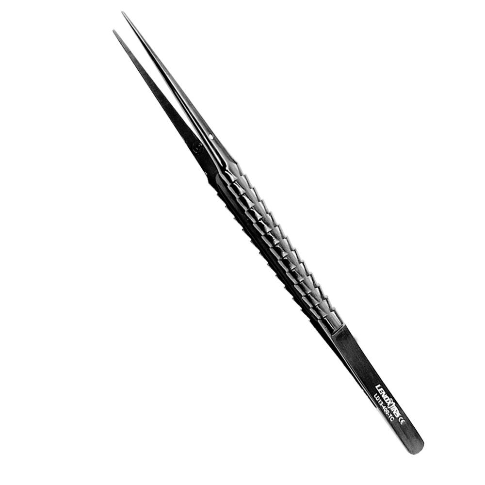 LDTC13-400-Micro-Surgical-Forceps-Tweezers-17cm-Straight-1.jpg Micro Surgical Forceps 17cm Straight - Image 1
