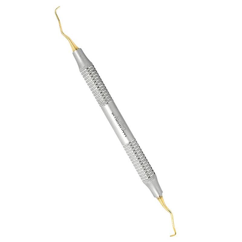 LLC-101-Langer-Curettes-1-2-440C-scaled-1-1.jpg Langer Curettes 1/2 - G-Line Gold - Image 1