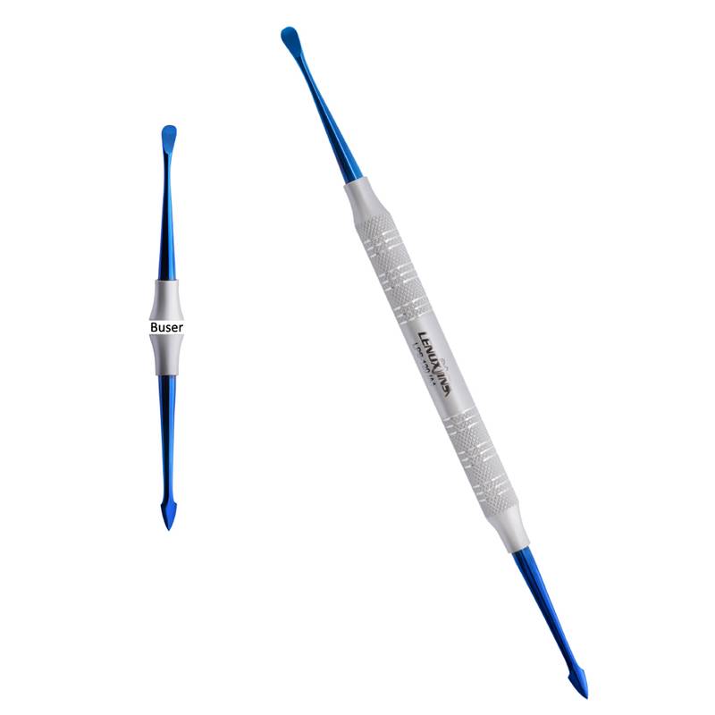 LPS-120-A1-Periodontal-Knives-Periosteal-Buser-copy-2.jpg Buser Periosteal Elevators Blue Titanium Coated - Image 1