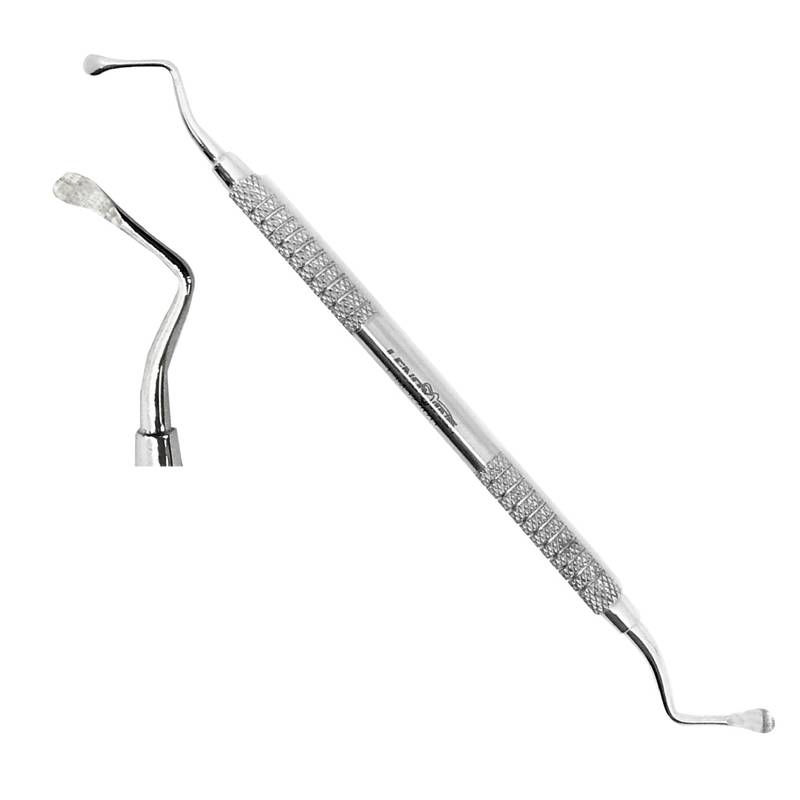 LSM-122-D11-2x-Dental-Lucas-Bone-Curettes-4MM-Solid-Handle-Surgical-Dental-Instruments-copy-1.jpg Lucas Bone Curettes, 4mm Non-Serrated - Image 1