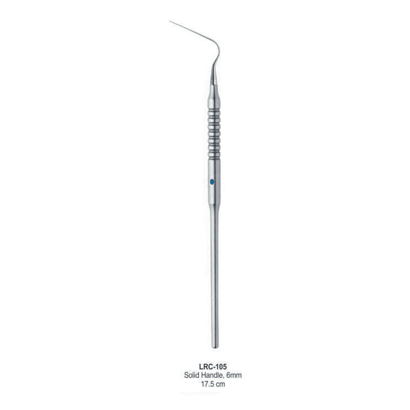 5 Root Canal Single Ended Solid Handle17.5CM 6MM - Image 1