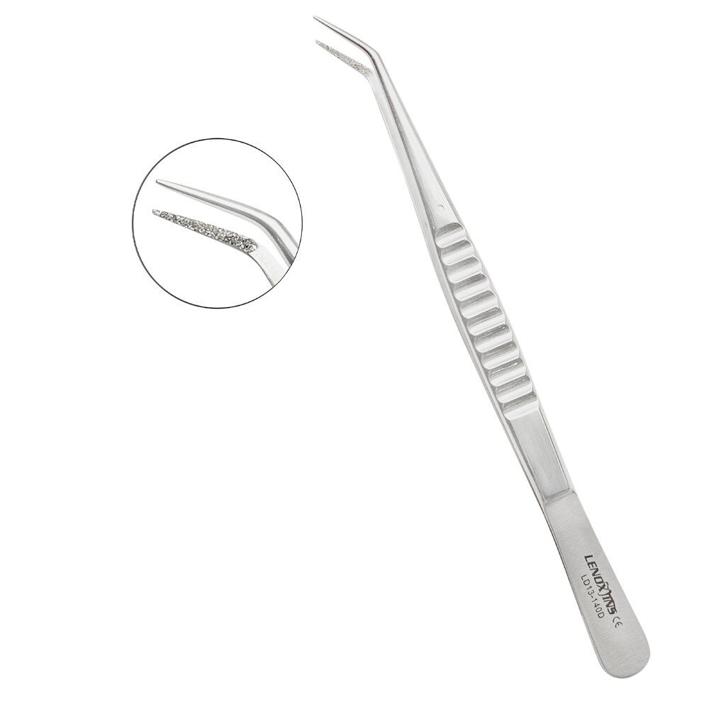 Cotton Pliers Diamond Dust Coated Fine Point - Image 1