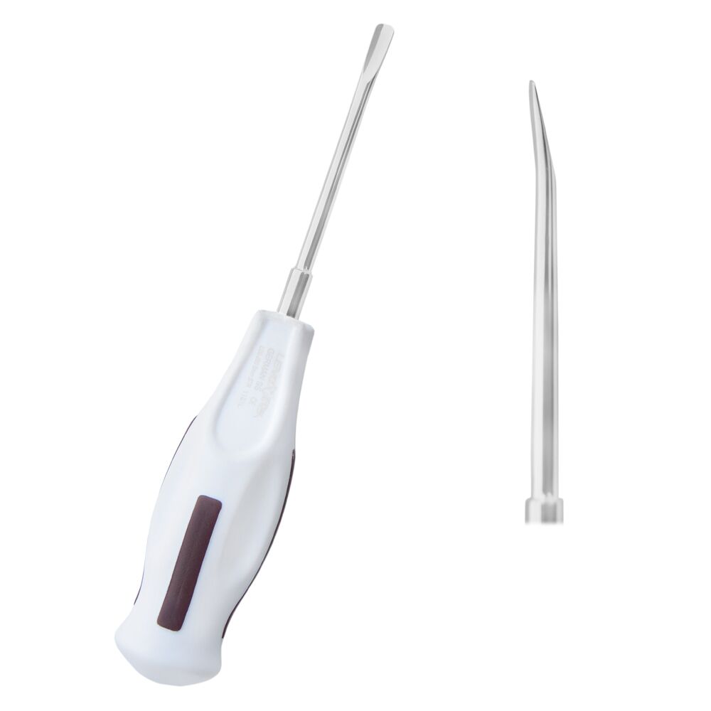 Dental Luxating Elevator Curved 5mm by Lenox Instruments &ndash; Premium surgical tool for atraumatic dental extractions