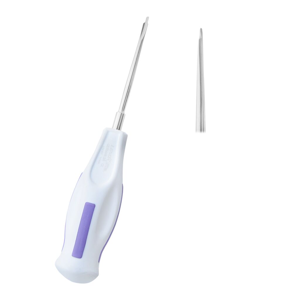01-1-7.jpg Dental Luxating Elevator Straight Dual Edge 1.5mm/3mm by Lenox Instruments – Precision surgical tool for atraumatic extractions