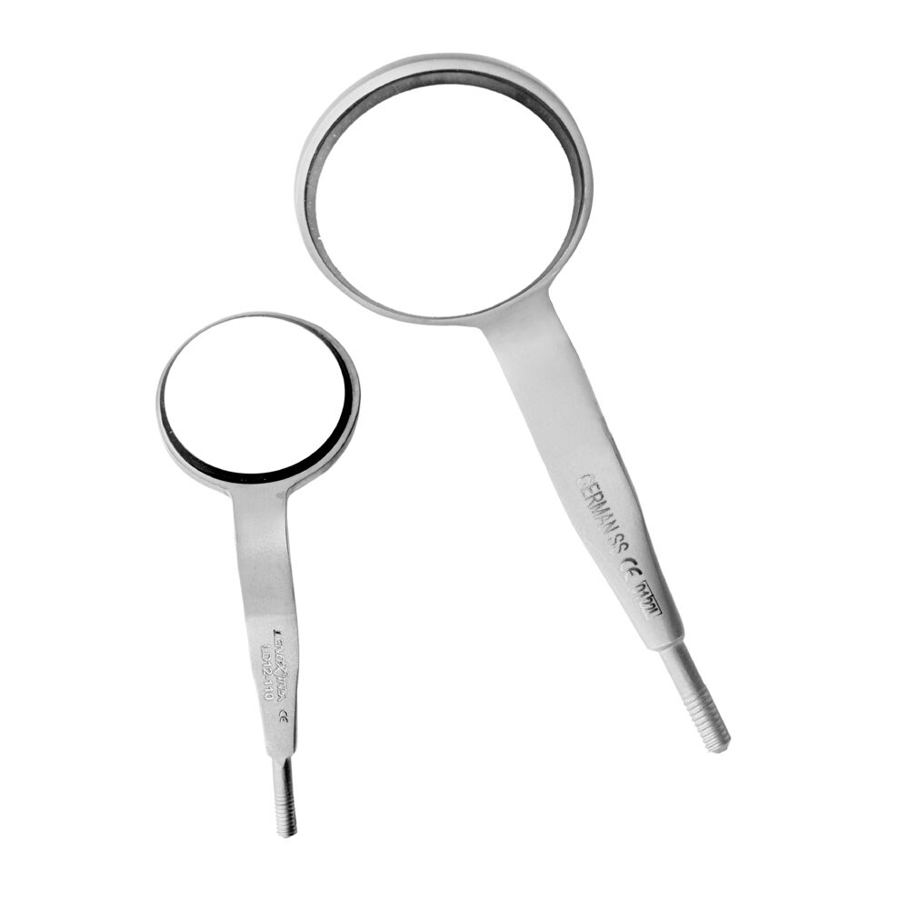 Double-Sided Dental Mouth Mirrors Front Surface #5 Pack of 5 - Image 1