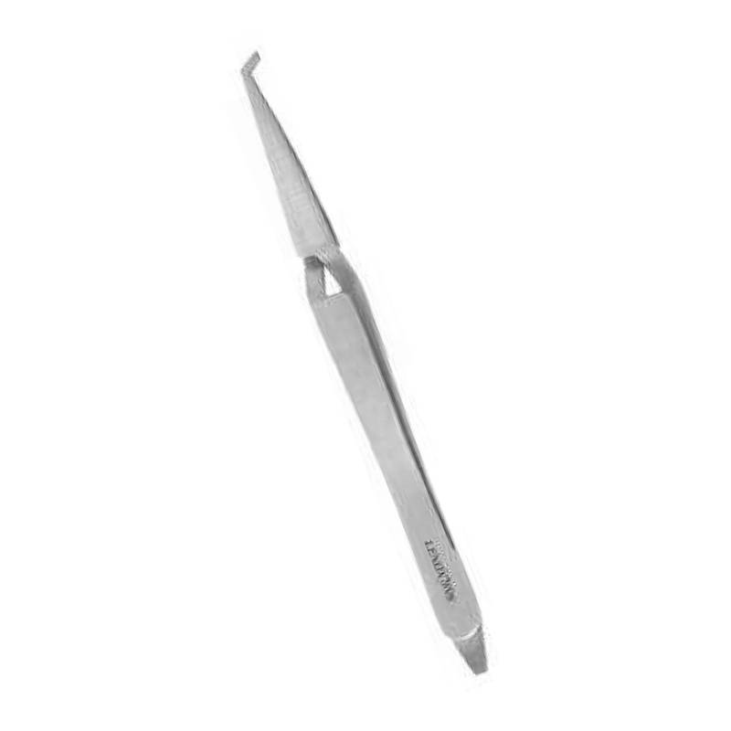 LD13-118-Bonding-Bracket-Holder13.5cm-1-1.jpg Bonding Bracket Tweezers with Blade, 13.5cm - Image 1