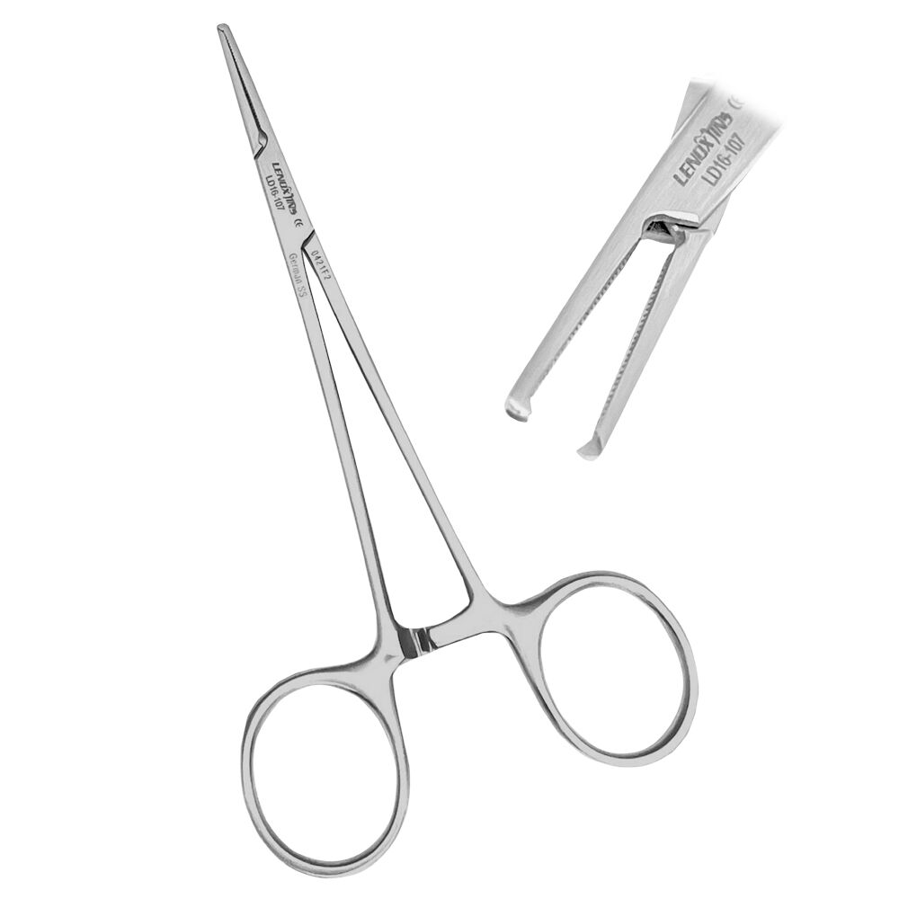 Halstead Mosquito Forceps 1x2 12.5cm Straight - Image 1