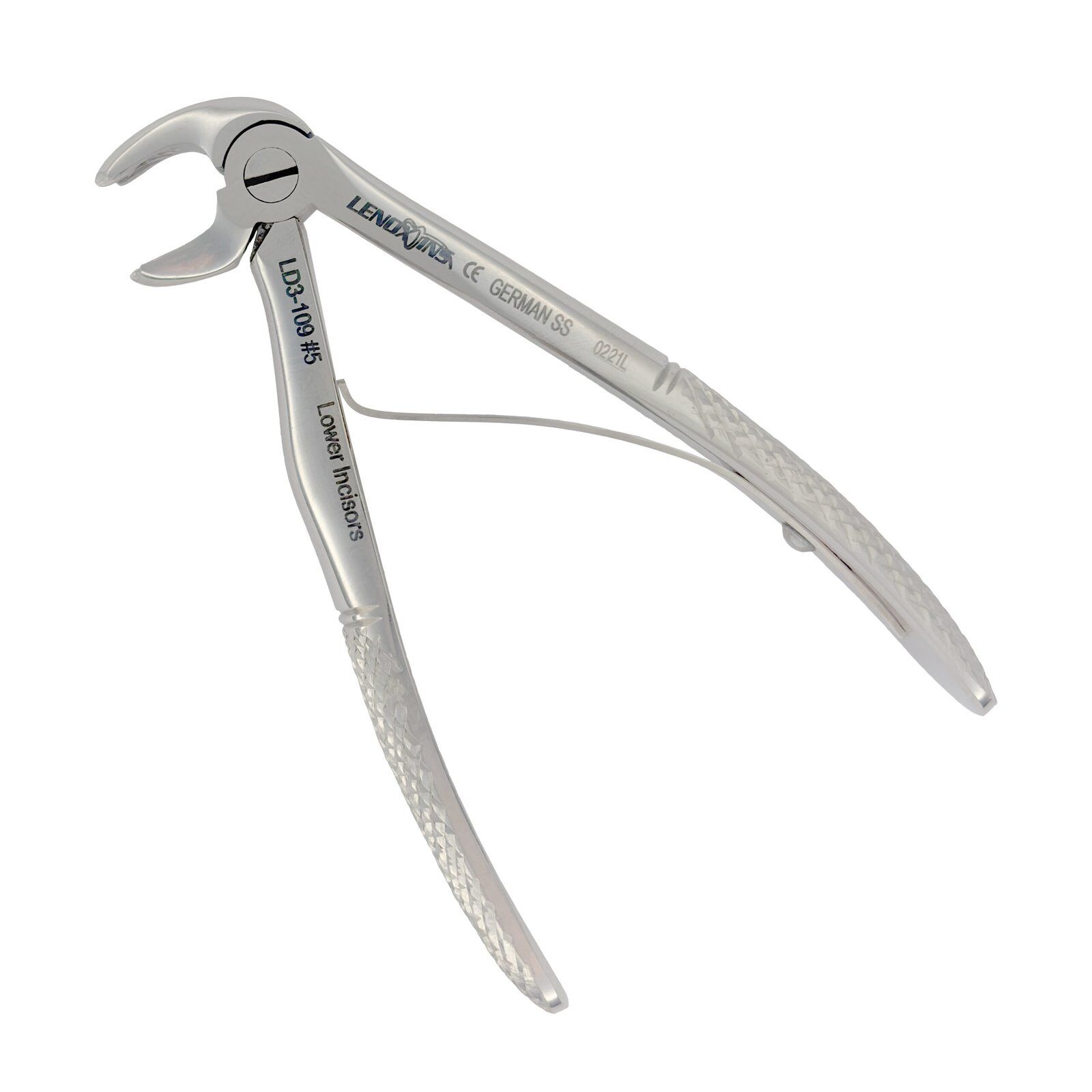 LD3-109 - English Pattern Klein #5 Pedodontic Lower Roots.JPG.jpg Baby Extracting Forceps Klein #5 for pediatric dentistry, designed for lower incisor extractions, featuring ergonomic handles and precision craftsmanship.