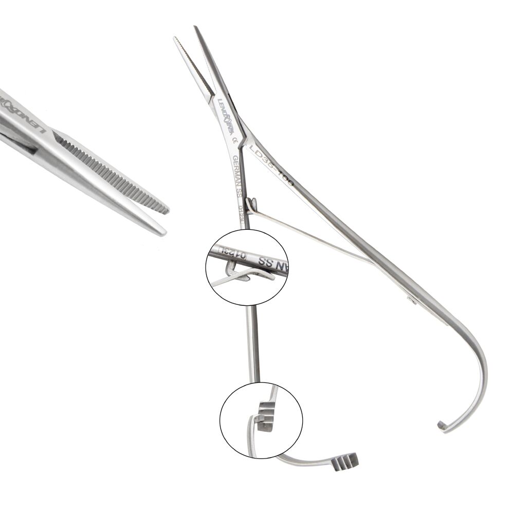 LD35-100-Smaha-Elastomeric-Ligature-Placing-Forceps-14cm-Straight-1.jpg Smaha Elastomeric Ligature Placing Mathieu Plier 14cm Straight - Image 1