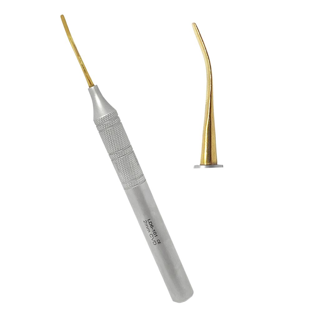 LD6-101-Dental-Super-Flexible-Periotomes-2mm-CVD-Micro-Serrated-Tatinum-Coated-Point-copy.jpg Super Flexible Periotome 2mm CVD - Image 1