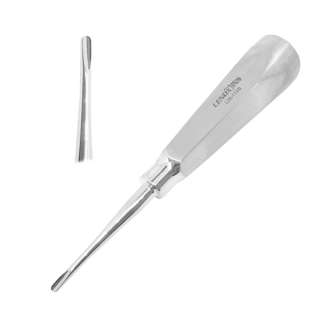 LD6-113-B-Dental-Apexo-Root-Elevators-3MM-Straight.jpg Root Elevators Apexo 3.5MM STR - Image 1