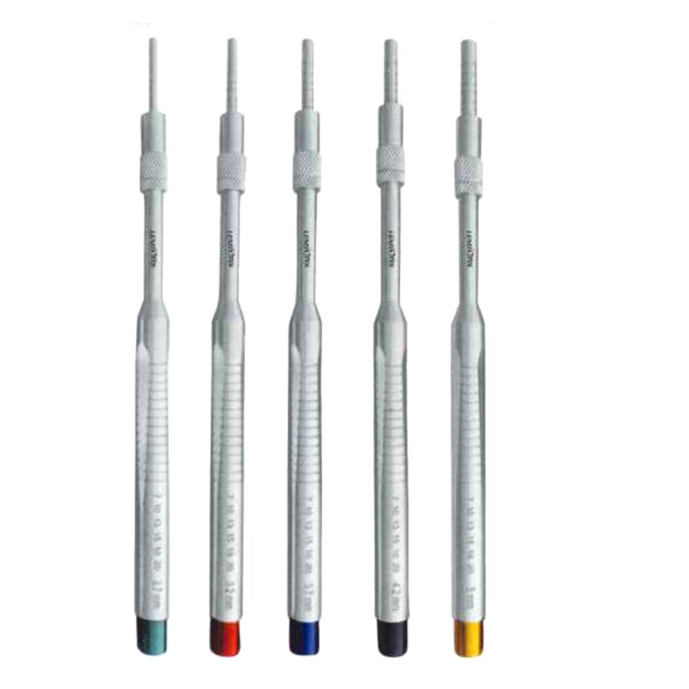 LDCS5-100-Convexes-Straight-Set-of-5-Pieces-1.jpg Sinus Lift Osteotomes Set STR of 5 Pieces - Precision Dental Surgical Instrument Set - Image 1